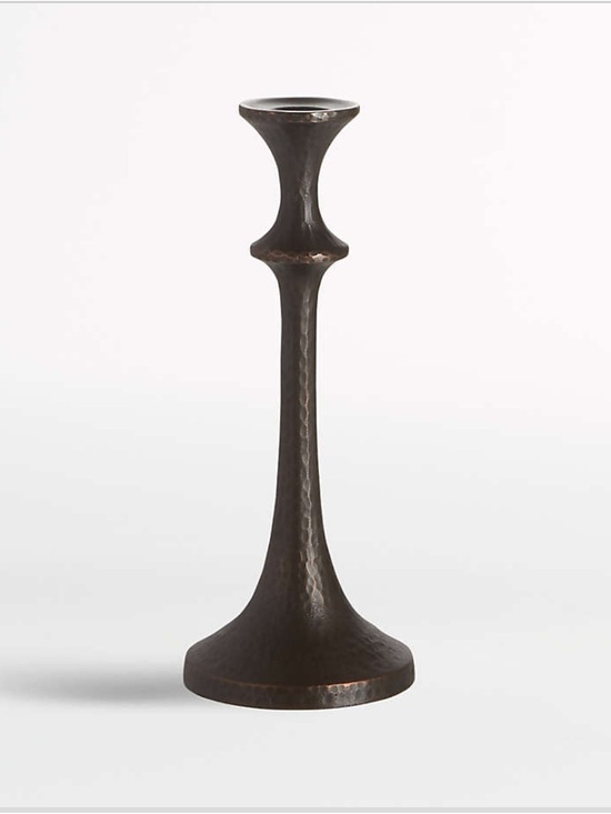 Crate&Barrel Other - Crate&Barrel Emmett Bronze Taper Candle Holder single